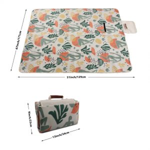 printed picnic blanket