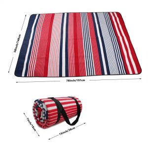 red picnic blanket