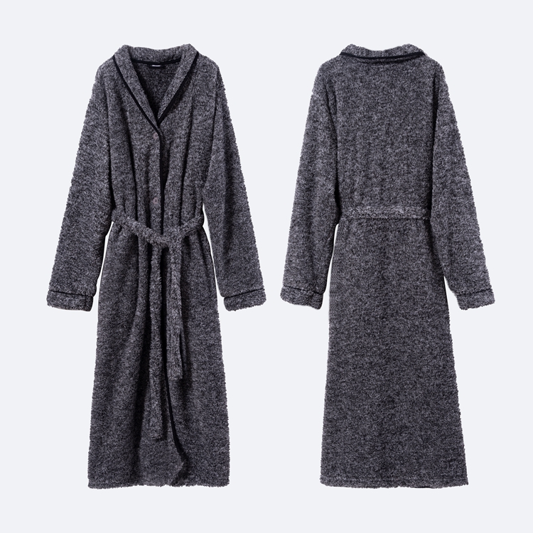 fleece bathrobe