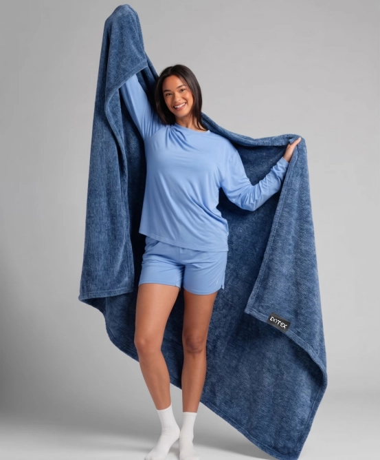 4-Way Stretch Plush Blanket Manufacturer